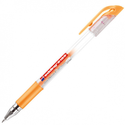 Ручка гелевая "2185" апельсиновая пастель 0.7мм